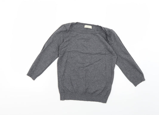 Womens UK Size 8 Marks and Spencer Grey Pullover Jumper