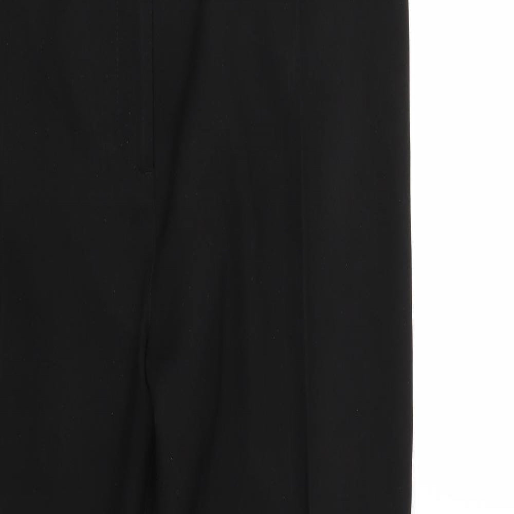 Womens UK Size 14 Papaya Regular Fit  Black Trousers