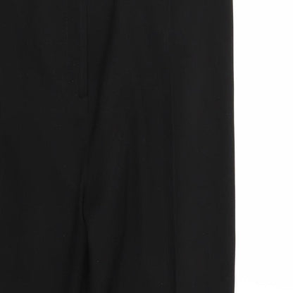Womens UK Size 14 Papaya Regular Fit  Black Trousers
