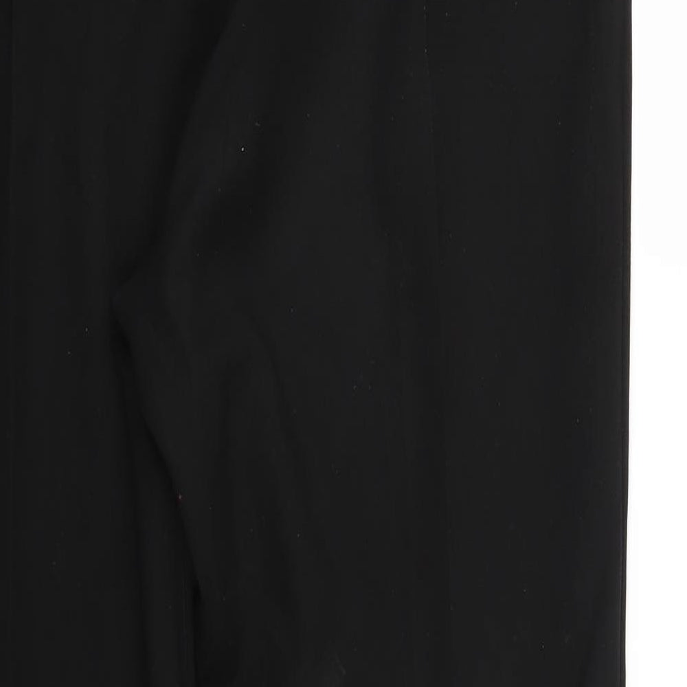 Womens UK Size 14 Papaya Regular Fit  Black Trousers