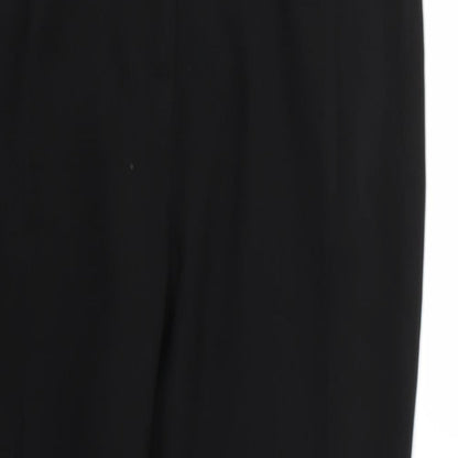 Womens UK Size 14 Papaya Regular Fit  Black Trousers