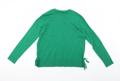 Womens UK Size 10 Dorothy Perkins Green Pullover Jumper