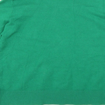 Womens UK Size 10 Dorothy Perkins Green Pullover Jumper