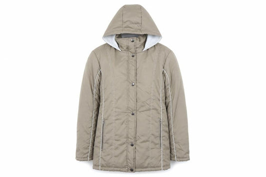 anne de lacays Womens Beige   Rain Coat Coat Size S