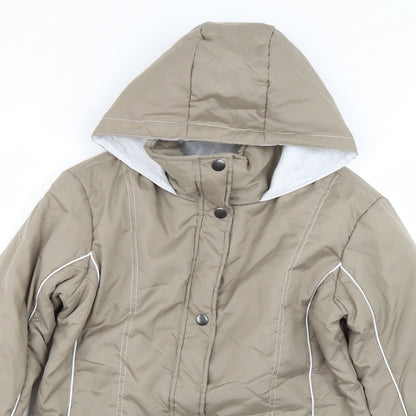 anne de lacays Womens Beige   Rain Coat Coat Size S