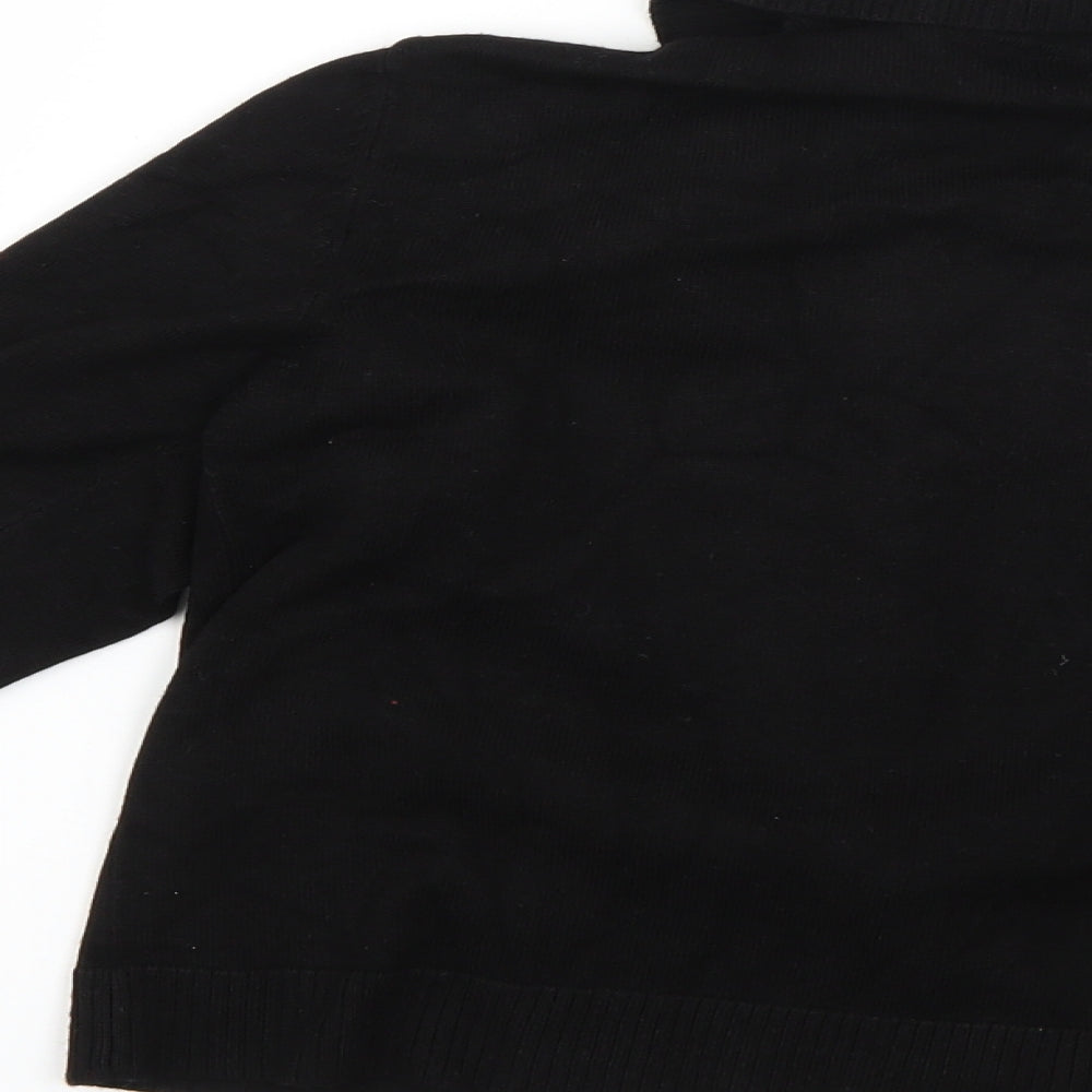 verve Womens Black   Cardigan Jumper Size S