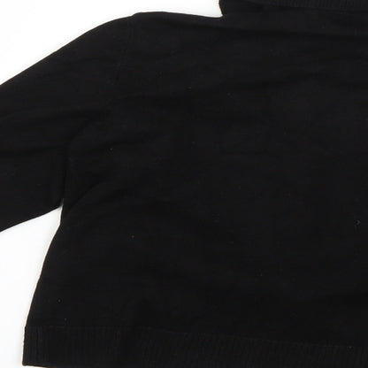 verve Womens Black   Cardigan Jumper Size S