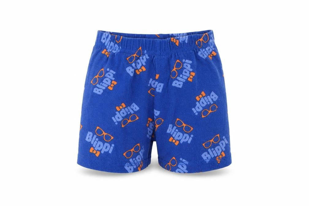 Front view of George boys’ blue geometric pyjama pants, size 3-4, years
