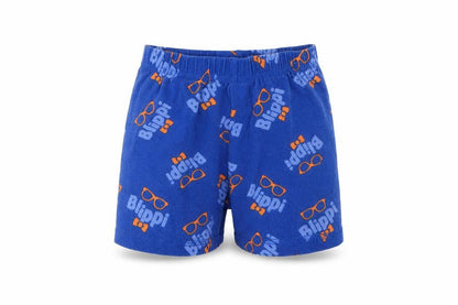 Front view of George boys’ blue geometric pyjama pants, size 3-4, years