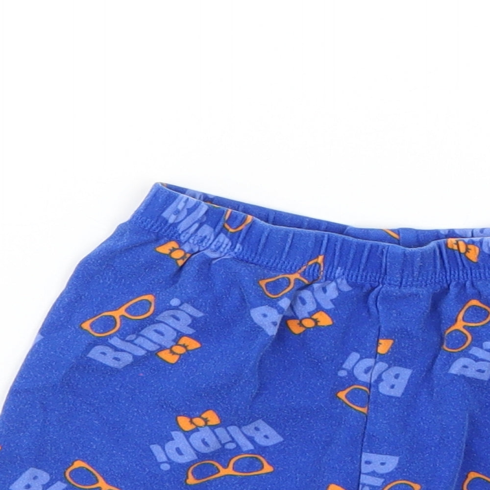 George Boys Blue Geometric   Pyjama Pants Size 3-4 Years