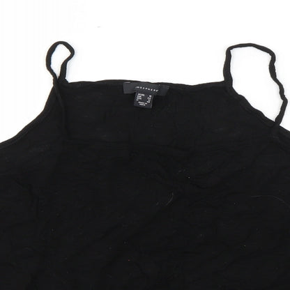 Womens UK Size 16 Atmosphere Black Basic T-Shirt