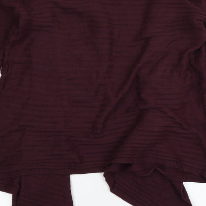 Womens UK Size 10 Select Purple Cardigan Jumper