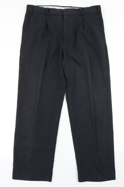 Ted Taylor Mens Blue   Dress Pants Trousers Size 34 in L29 in