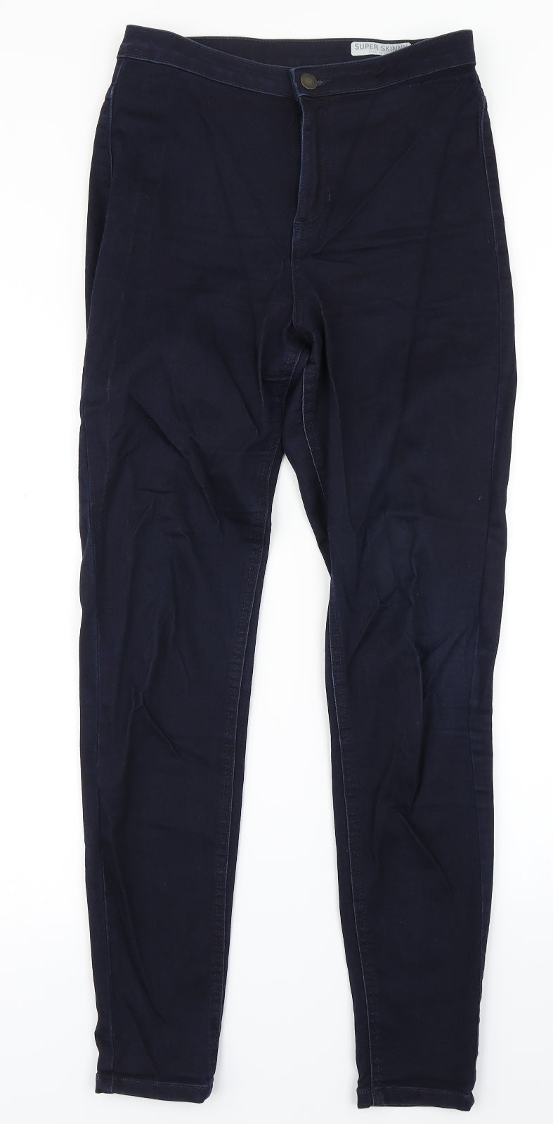 M&S Womens Blue  Denim Skinny Jeans Size 10 L28 in