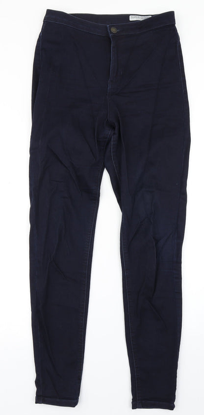 M&S Womens Blue  Denim Skinny Jeans Size 10 L28 in