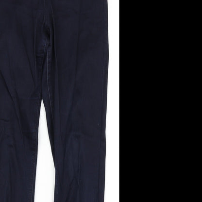 M&S Womens Blue  Denim Skinny Jeans Size 10 L28 in