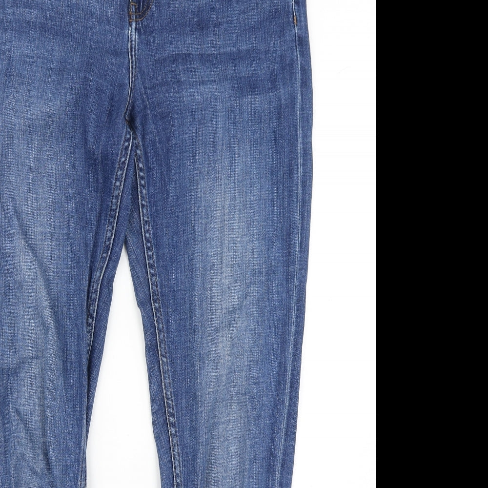 Topshop Womens Blue  Denim Skinny Jeans Size 28 in L32 in