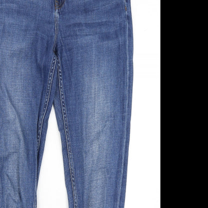 Topshop Womens Blue  Denim Skinny Jeans Size 28 in L32 in