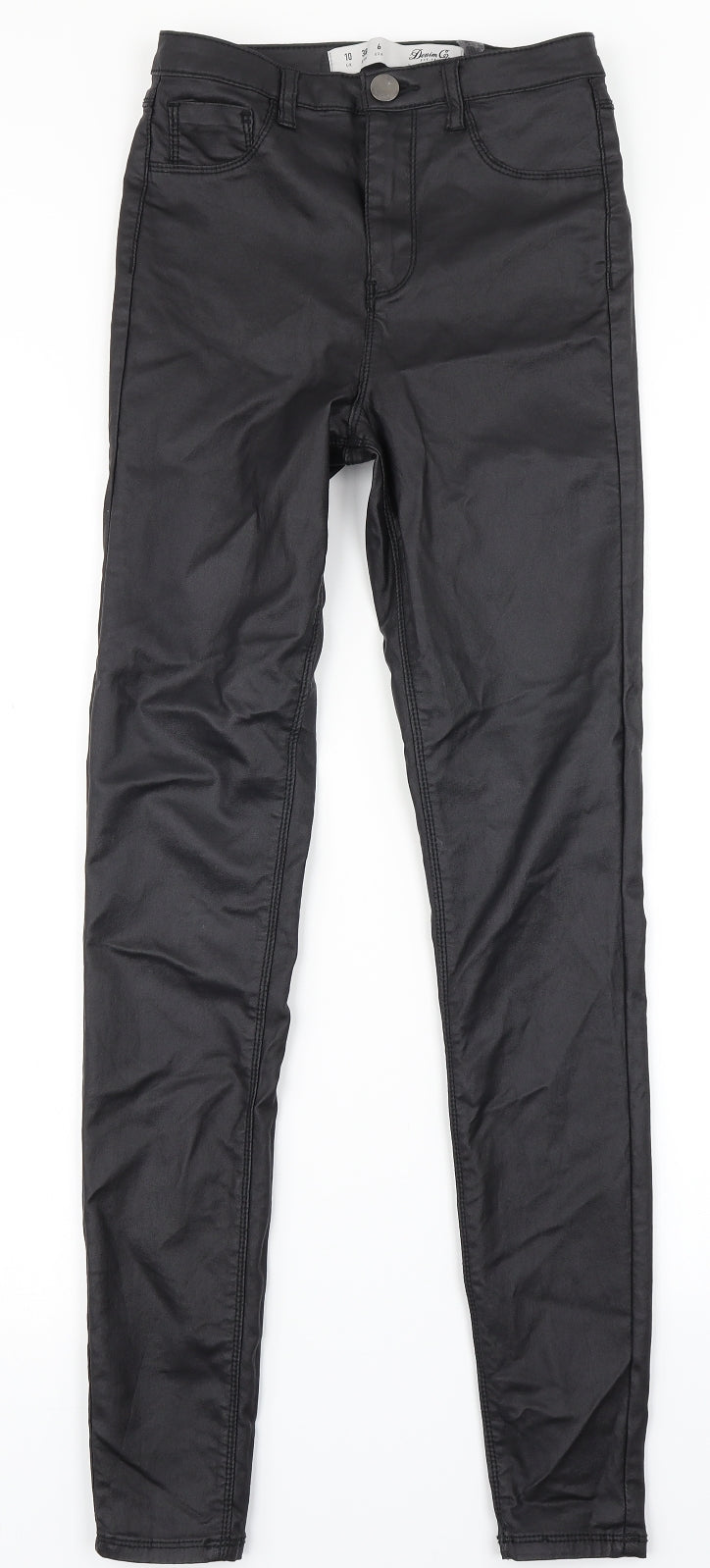 Denim Co Womens Black   Skinny Jeans Size 10 L29 in