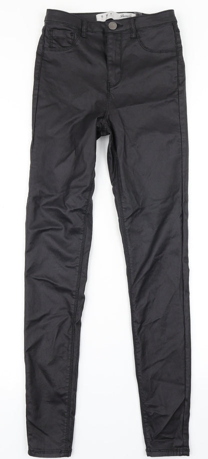 Denim Co Womens Black   Skinny Jeans Size 10 L29 in