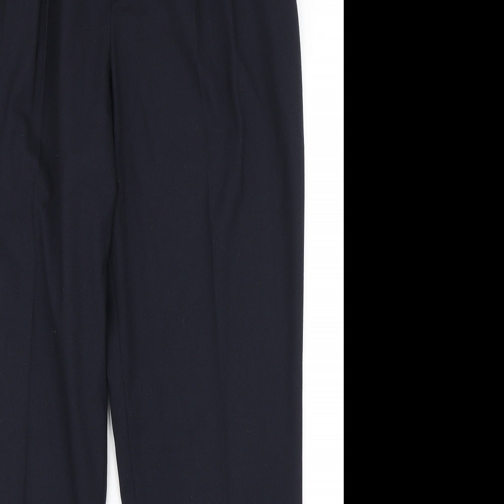Womens UK Size 12 NEXT Regular Fit Dress Pants Blue Trousers