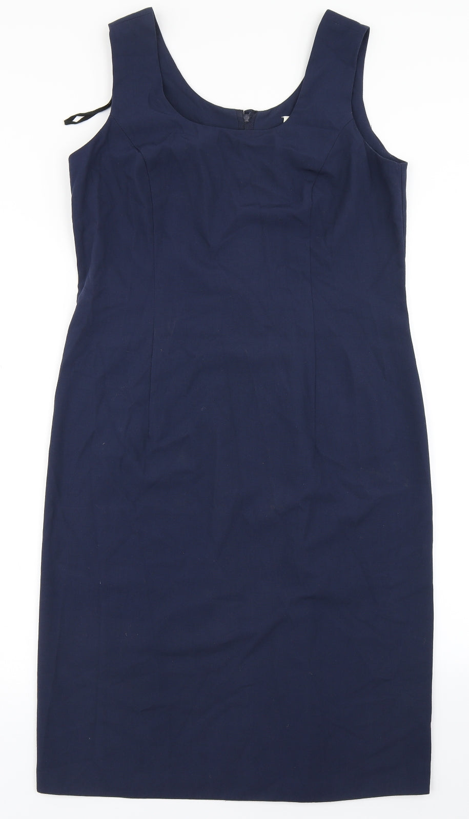 Additional front view of CJ women’s blue a-line, size UK 14