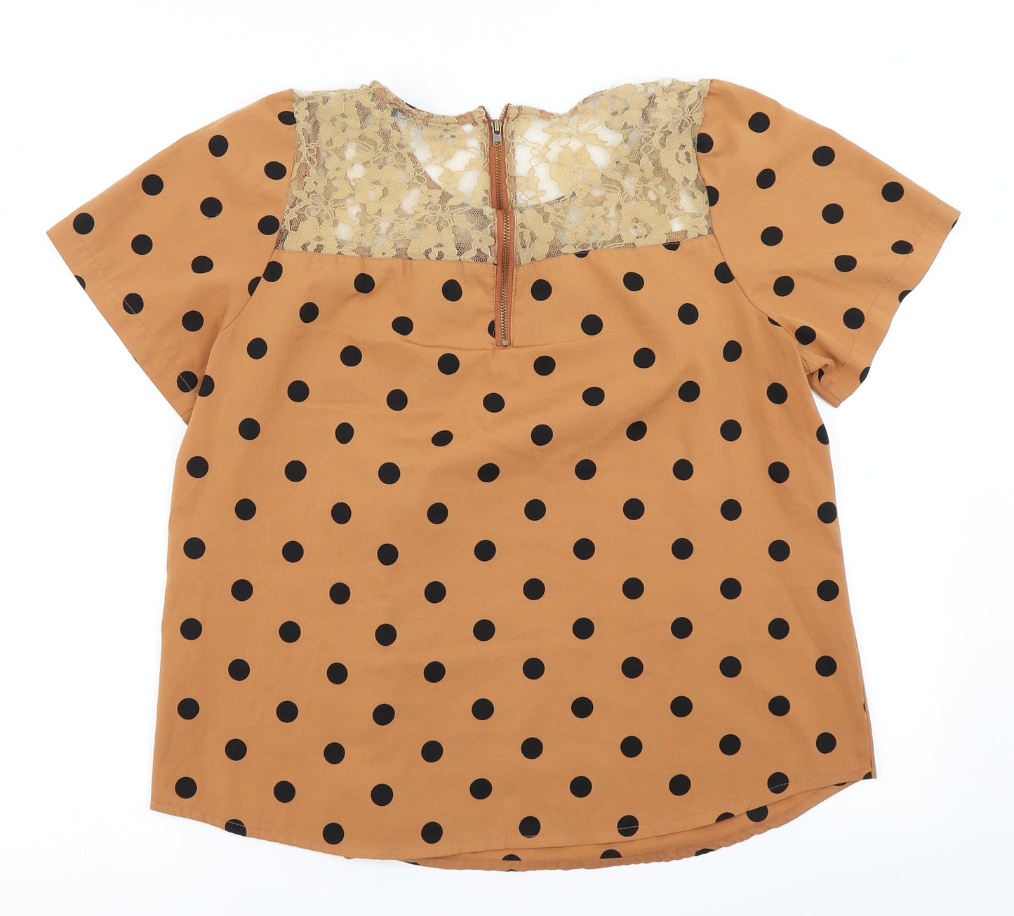 Womens UK Size 14 Atmosphere Brown Basic Blouse