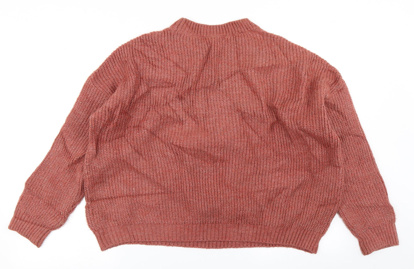 Womens UK Size L NEXT Brown Pullover Jumper