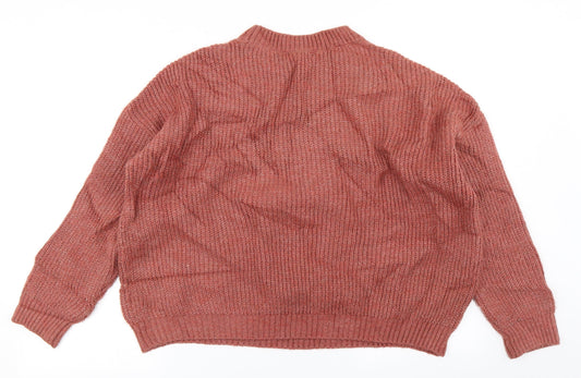 Womens UK Size L NEXT Brown Pullover Jumper