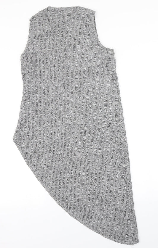 Papaya Womens Grey   Basic Tank Size 10  - Longline