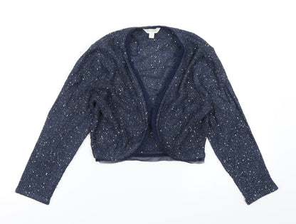 Womens UK Size S Monsoon Blue Cardigan Jumper