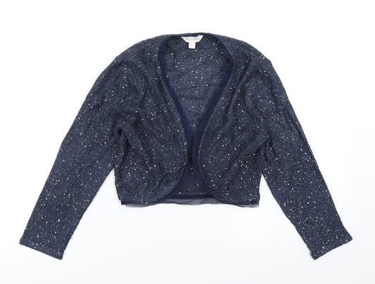 Womens UK Size S Monsoon Blue Cardigan Jumper