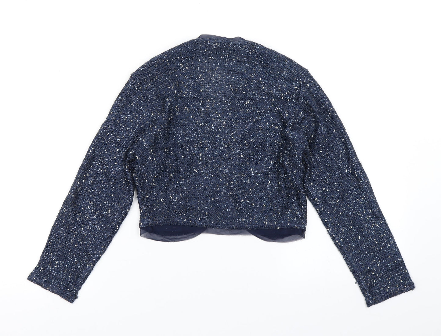 Womens UK Size S Monsoon Blue Cardigan Jumper