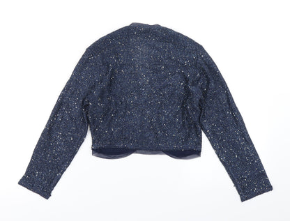 Womens UK Size S Monsoon Blue Cardigan Jumper