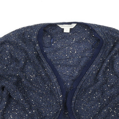Womens UK Size S Monsoon Blue Cardigan Jumper