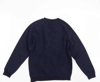Woodbank Boys Blue   Pullover Sweatshirt Size S