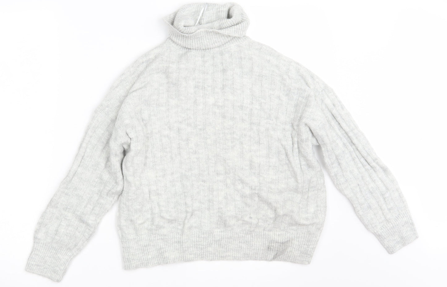 George Womens Grey  Knit Pullover Jumper Size S