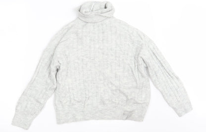George Womens Grey  Knit Pullover Jumper Size S