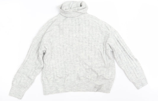 George Womens Grey  Knit Pullover Jumper Size S