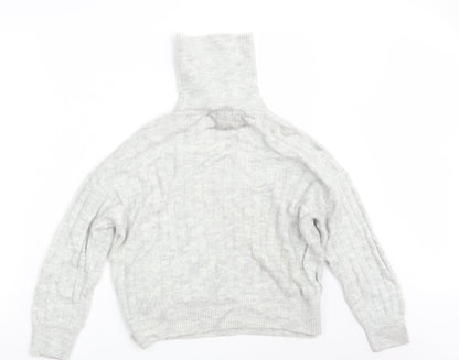 George Womens Grey  Knit Pullover Jumper Size S