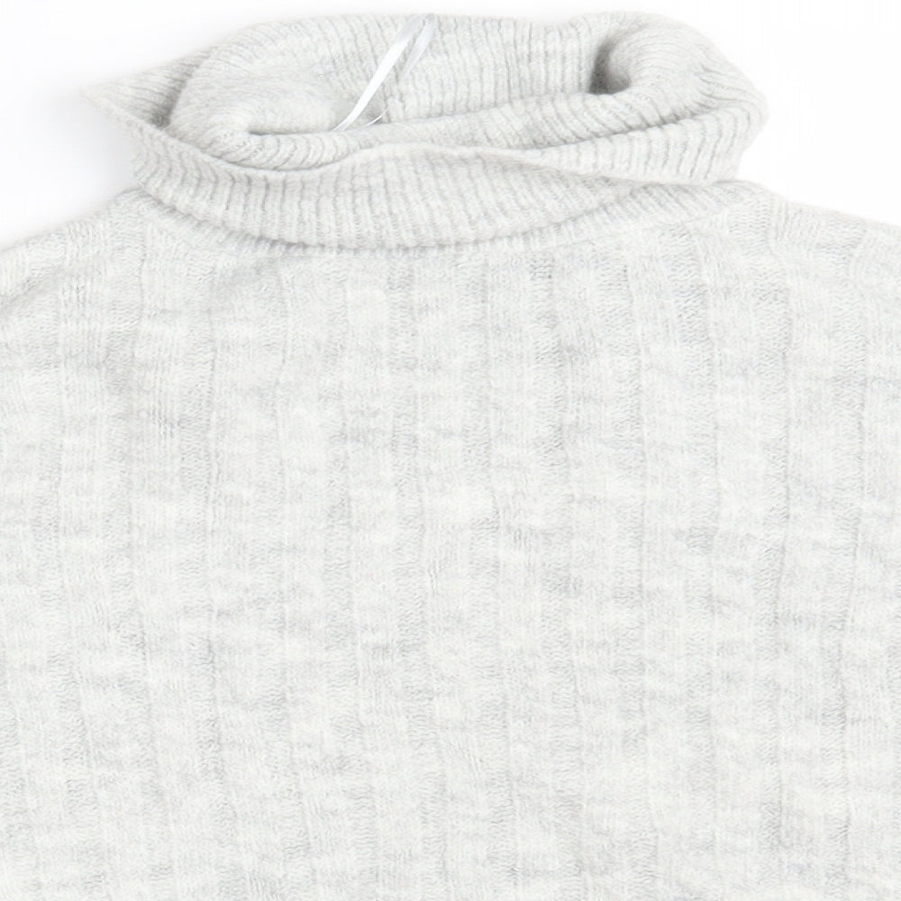 George Womens Grey  Knit Pullover Jumper Size S