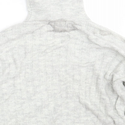 George Womens Grey  Knit Pullover Jumper Size S