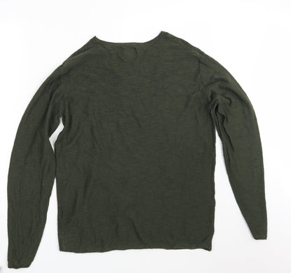 Mens UK Size One Size ONLY & SONS Green Pullover Sweatshirt