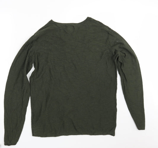 Mens UK Size One Size ONLY & SONS Green Pullover Sweatshirt