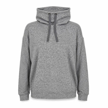 Front view of F&F women’s grey pullover sweatshirt, size UK 10