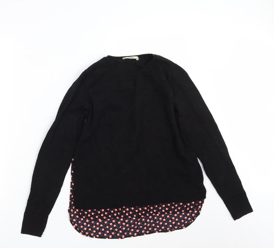 Womens UK Size S Oasis Black Pullover Jumper