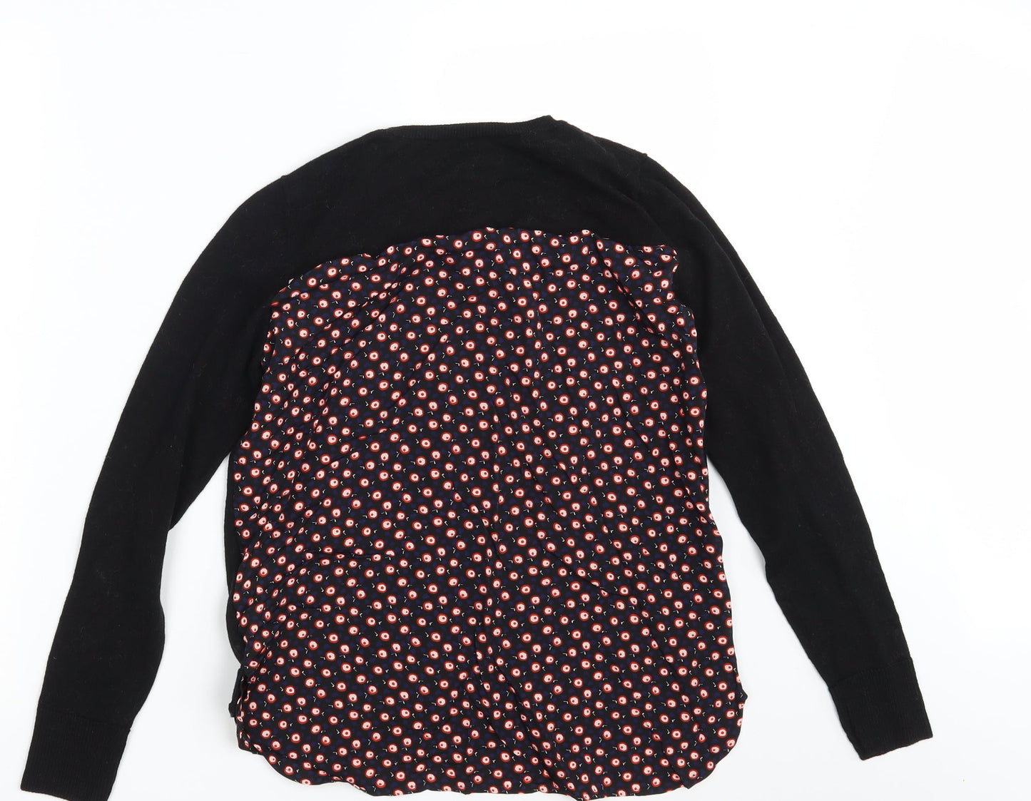 Womens UK Size S Oasis Black Pullover Jumper