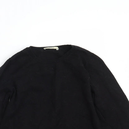 Womens UK Size S Oasis Black Pullover Jumper