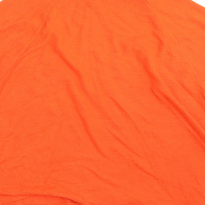 H&M Womens Orange   Pullover Sweatshirt Size XL