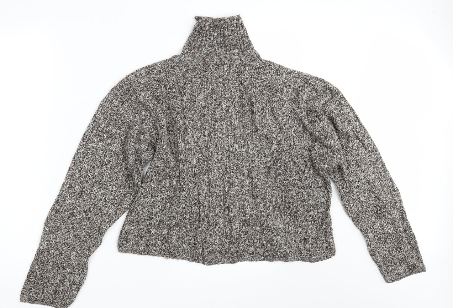 Womens UK Size S New Look Brown Pullover Jumper